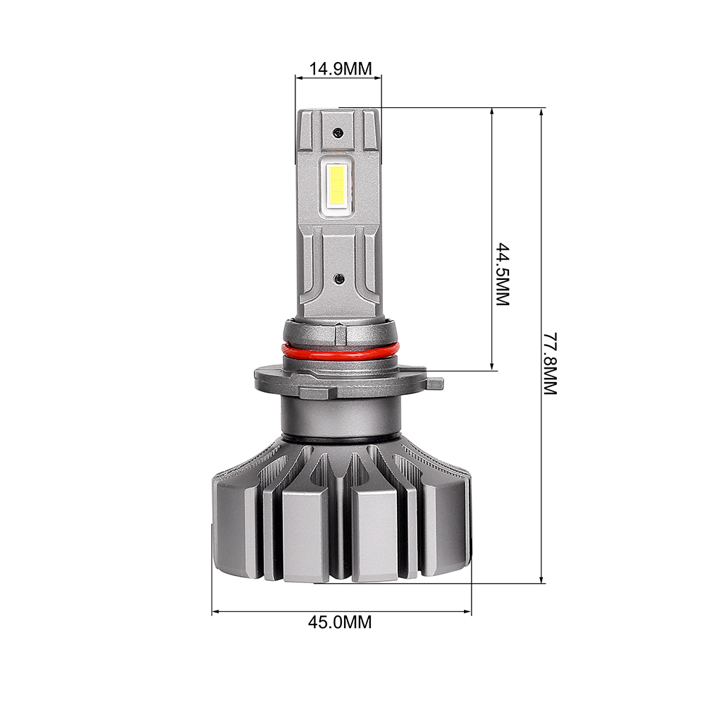 Светодиодные лампы Vizant S5 цоколь HB3 9005 с чипом G-CR Tech 6000lm 5000k (цена за 2 лампы)