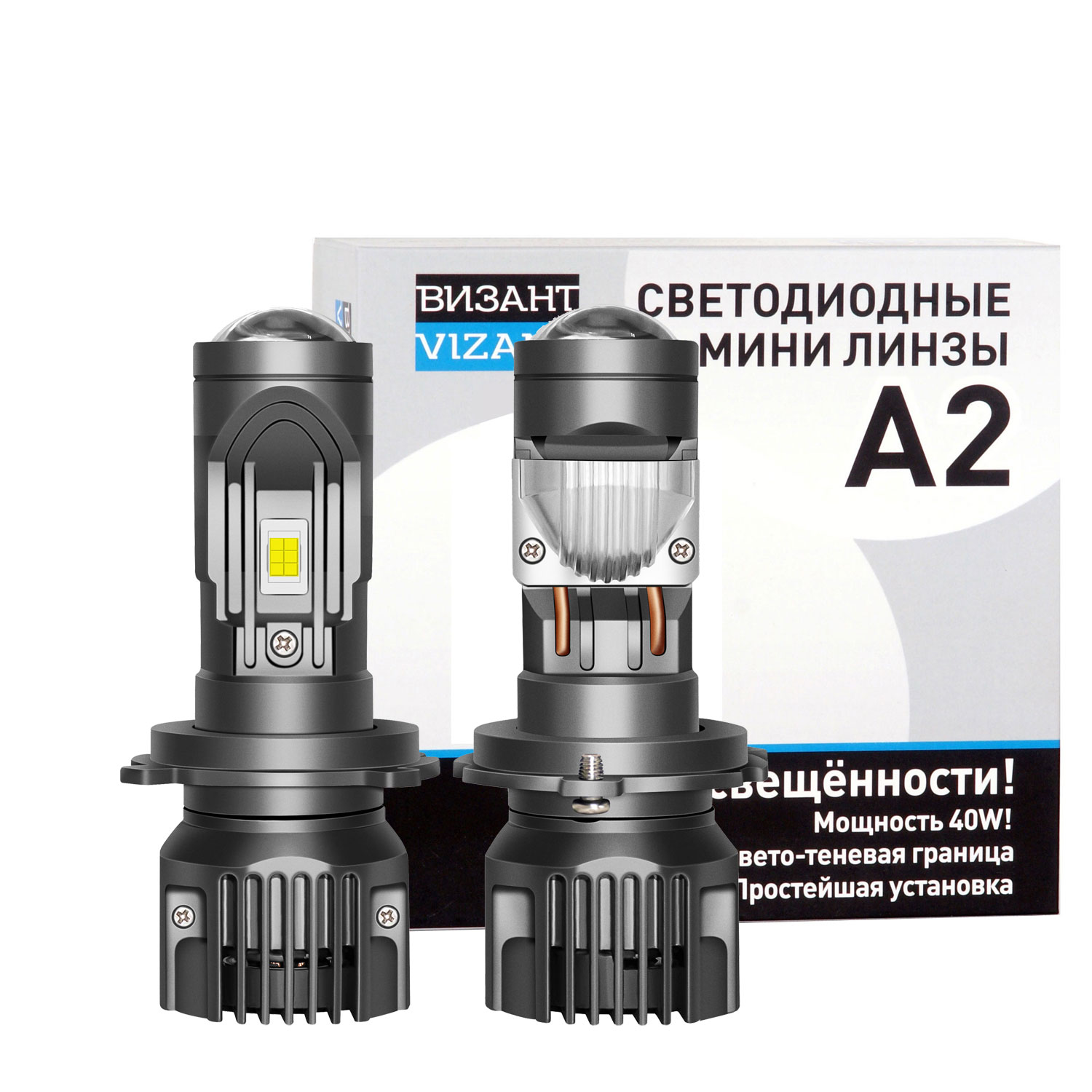    Vizant A2  H4 H19   CSP4575 8000lm 5000k 40W