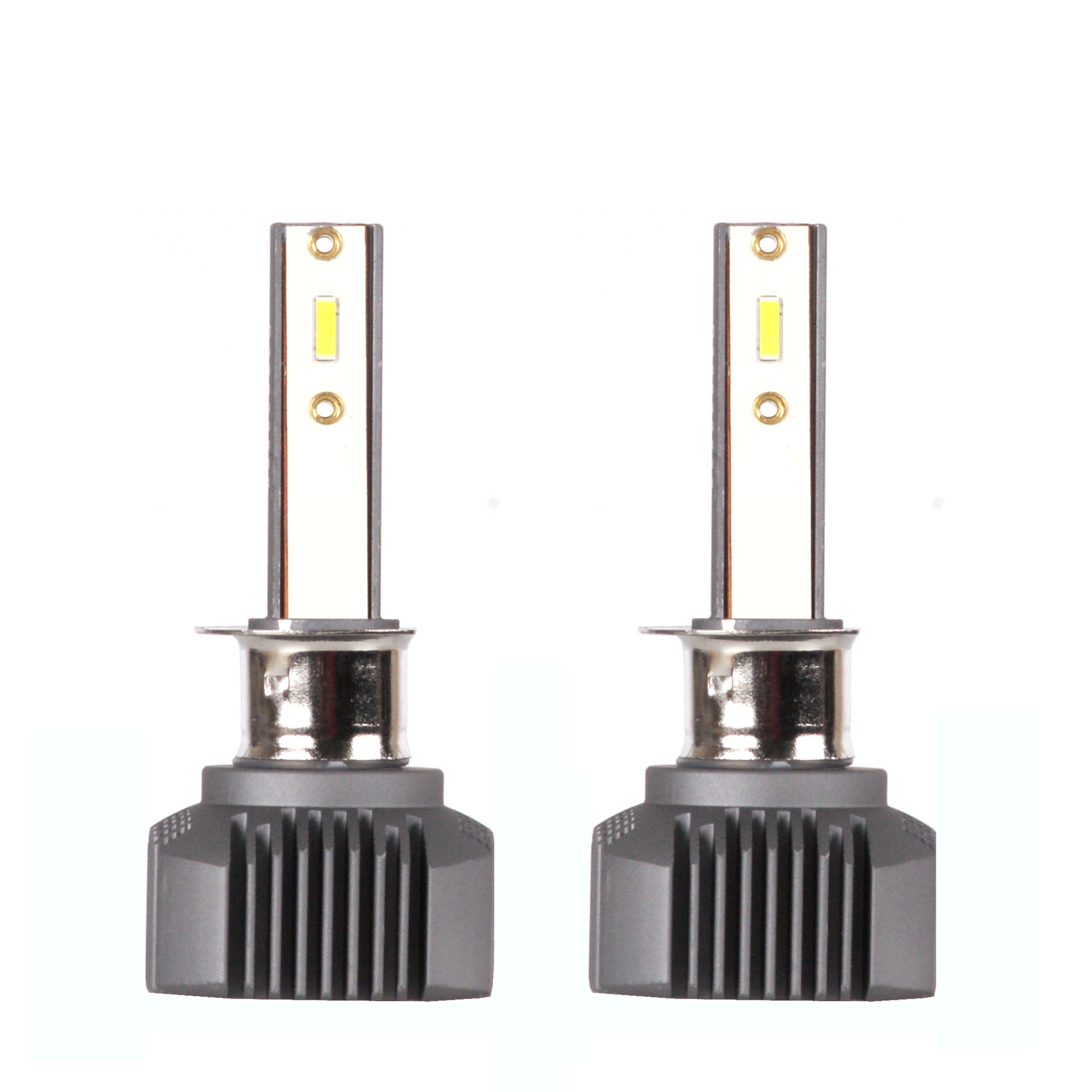 Светодиодные лампы Vizant D5 NEW цоколь H1 с чипом TAIWAN COB 5200lm 5000k (цена за 2 лампы)