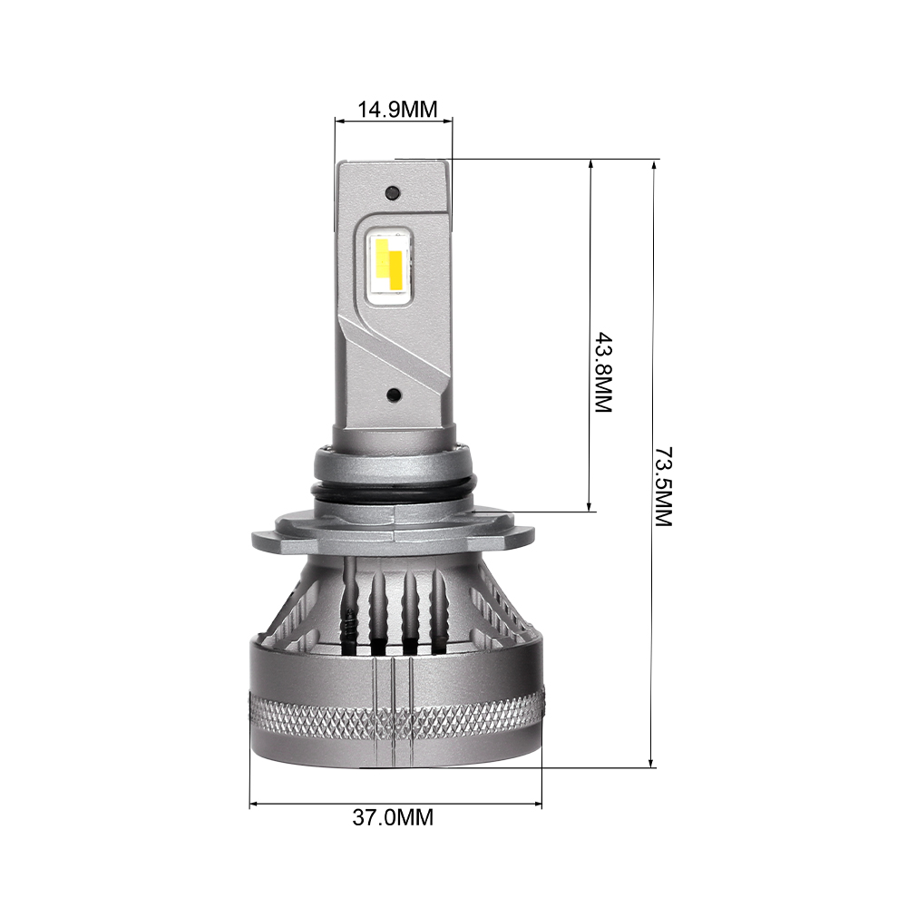 Светодиодные лампы Vizant ST1 Bluetooth Control цоколь HB3 9005 с чипом G-CR Tech 6000lm 3000-5000k (цена за 2 лампы)