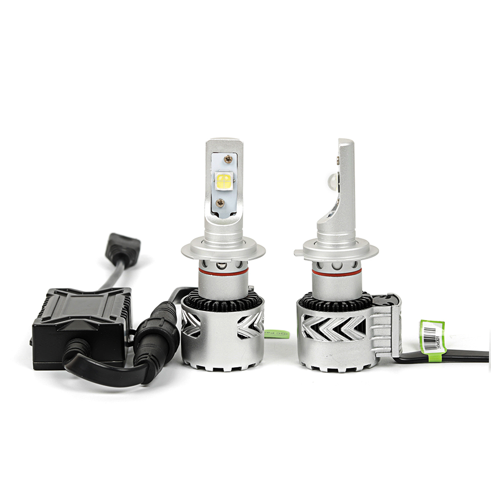 Светодиодные лампы Vizant 8S для линз цоколь H7 с чипом CREE-XHP70 6000lm 5000k (цена за 2 лампы) - купить в Москве и СПб, низкие цены, интернет-магазин